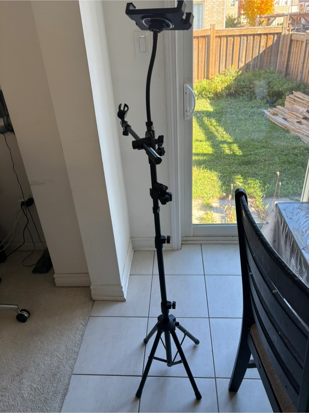 Adjustable Mic Stand with Phone & Tablet Holder - photo 3