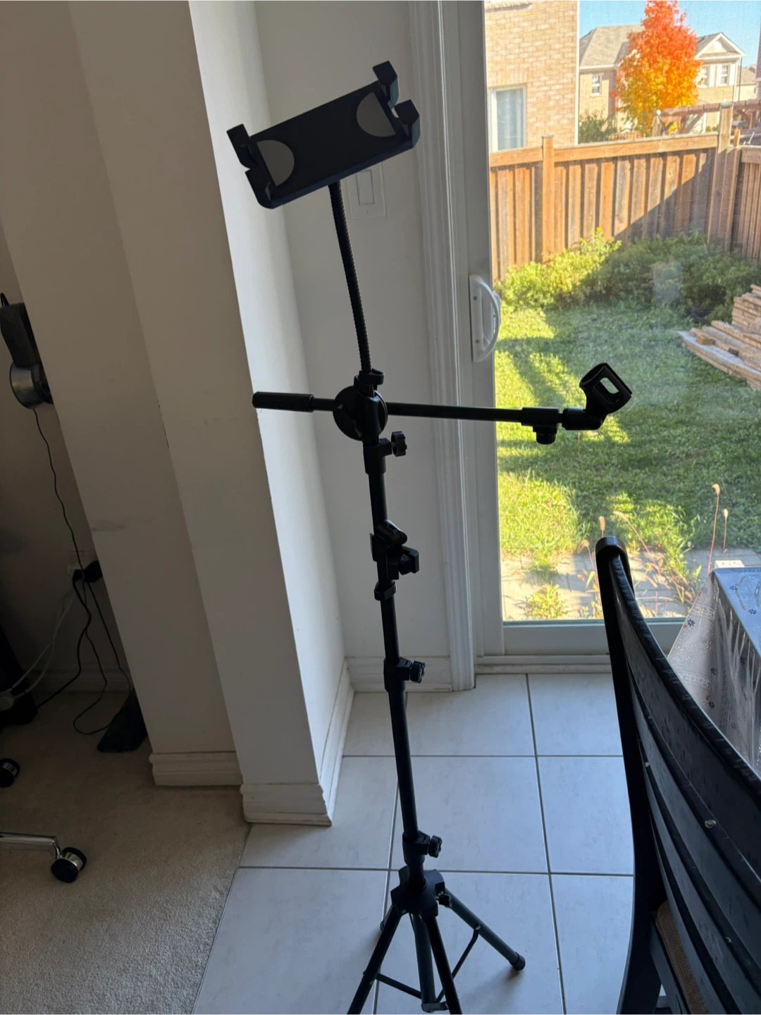 Adjustable Mic Stand with Phone & Tablet Holder - photo 4