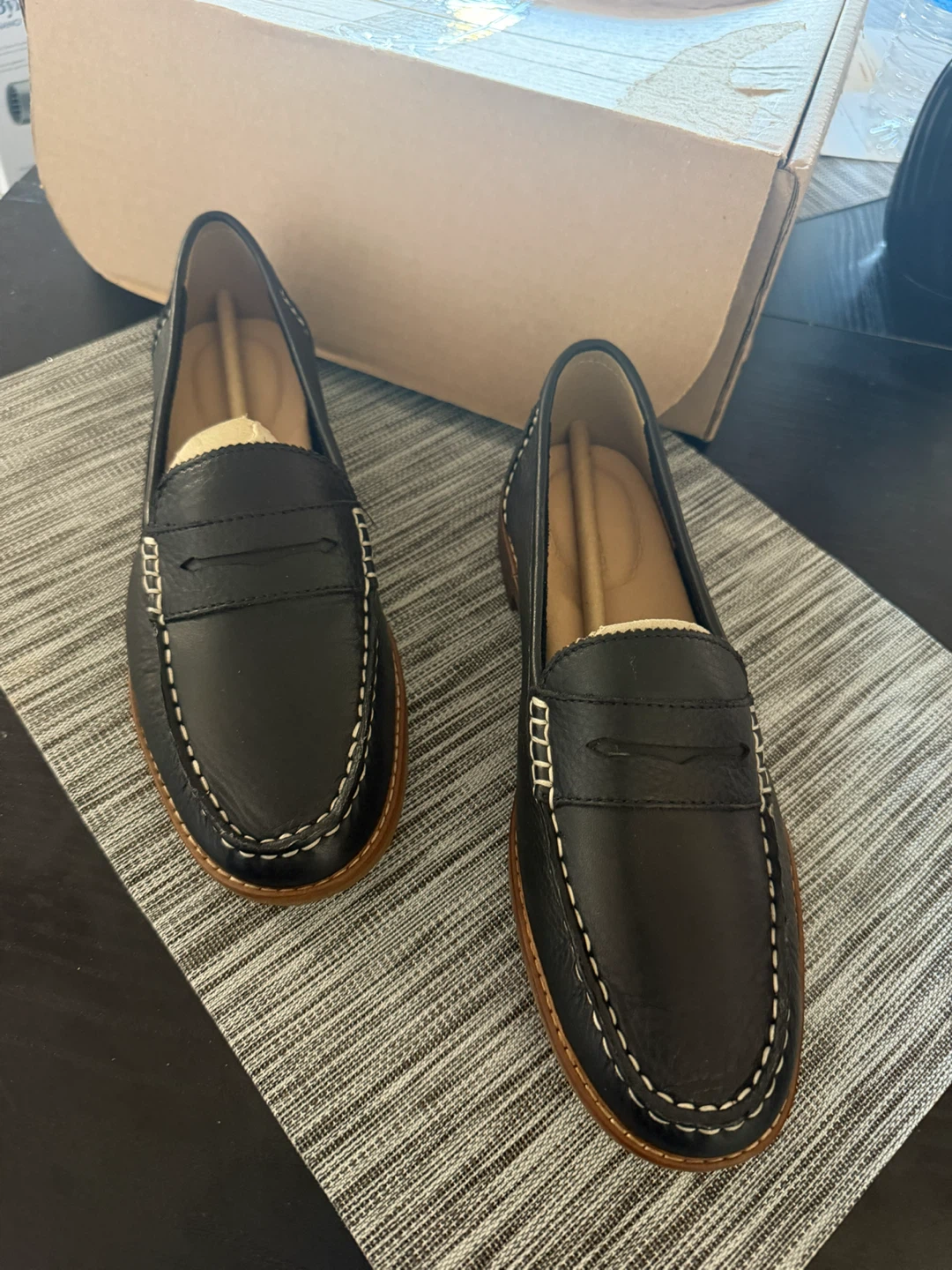 Sperry Women's Seaport Penny Loafers - Black, Size 8 - photo 3