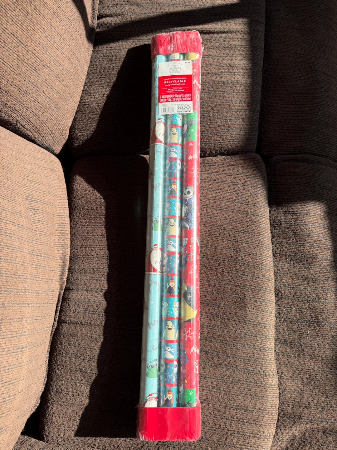 BNIP 3 pack of Nightmare Before Christmas wrapping paper - photo 2