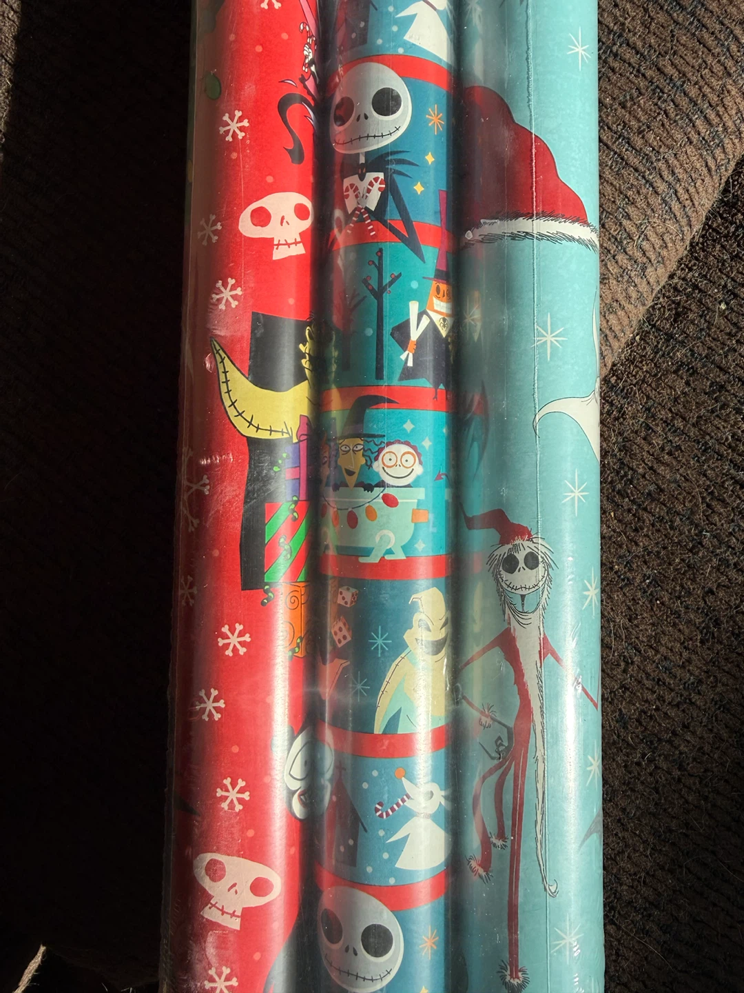 BNIP 3 pack of Nightmare Before Christmas wrapping paper - photo 3