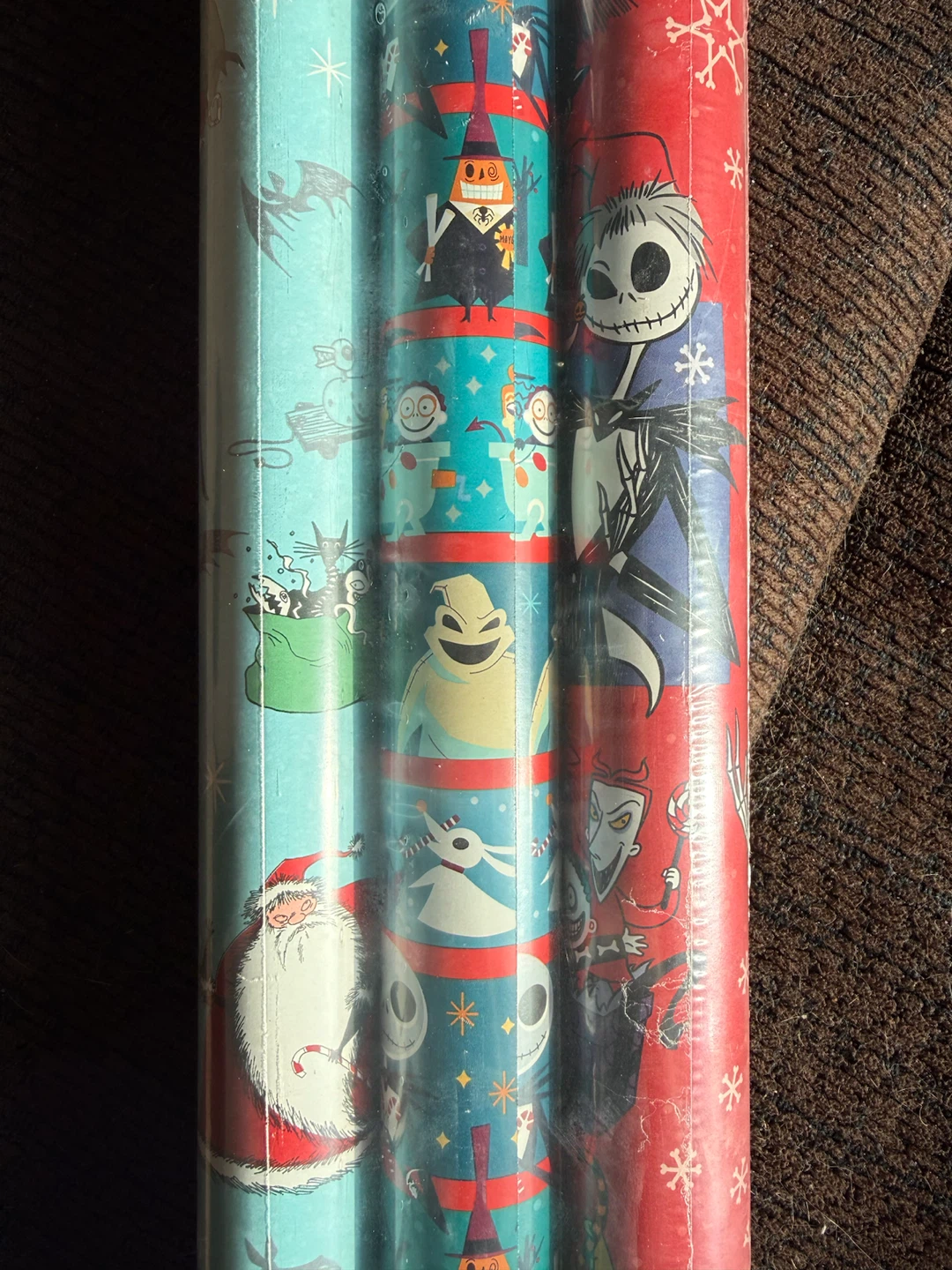 BNIP 3 pack of Nightmare Before Christmas wrapping paper - photo 4