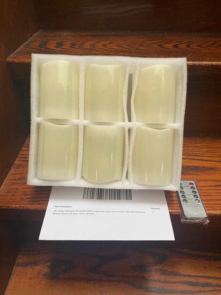 Aku Tonpa Flameless LED Candles 6 Pack