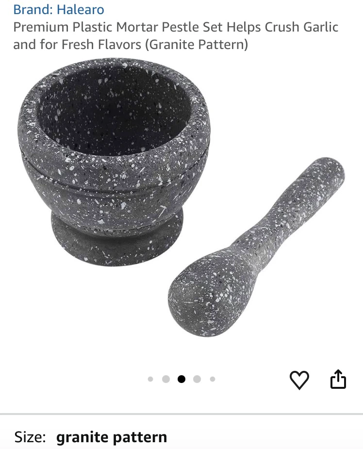 Plastic Mortar and Pestle Set - photo 5