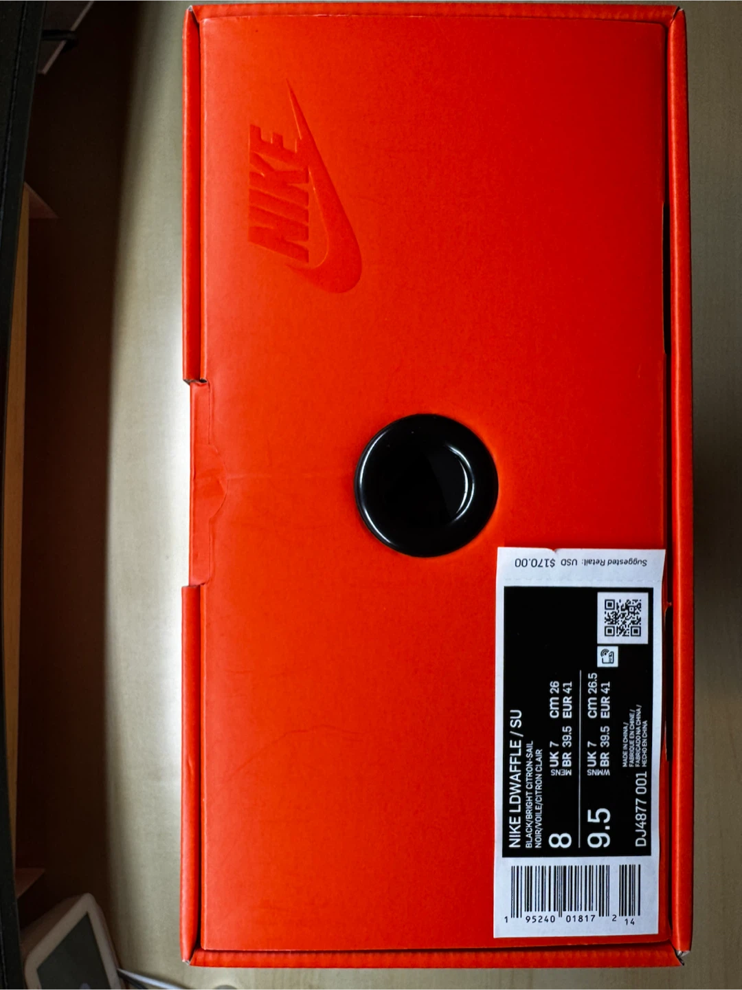 Nike LDWaffle Undercover Black Bright Citron - photo 2