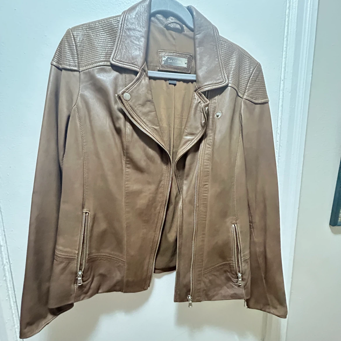 Danier Brown Leather Jacket - photo 3