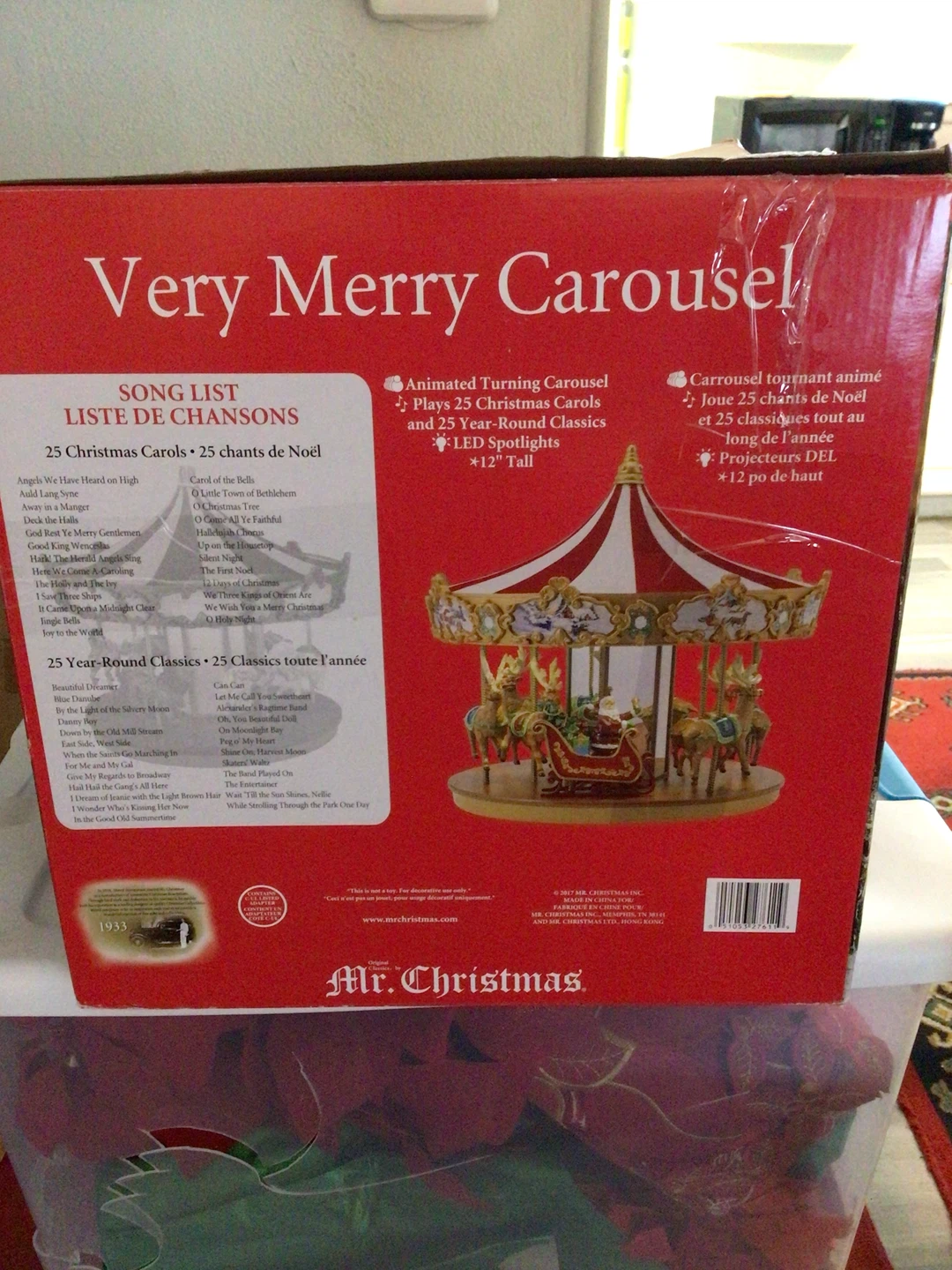 Christmas carousel and topiary mini tree - photo 5