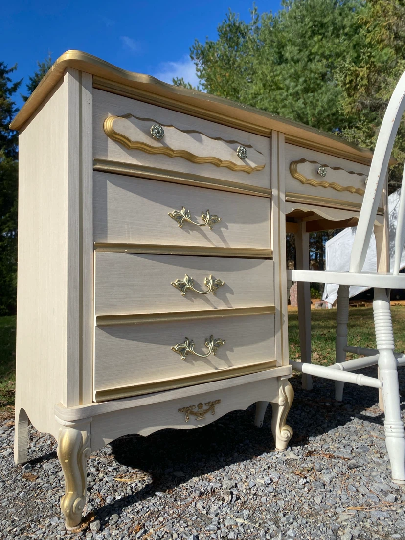 Vintage Bonnet by Sears French Vanity Desk & Chair (CAN DELIVER) - photo 2
