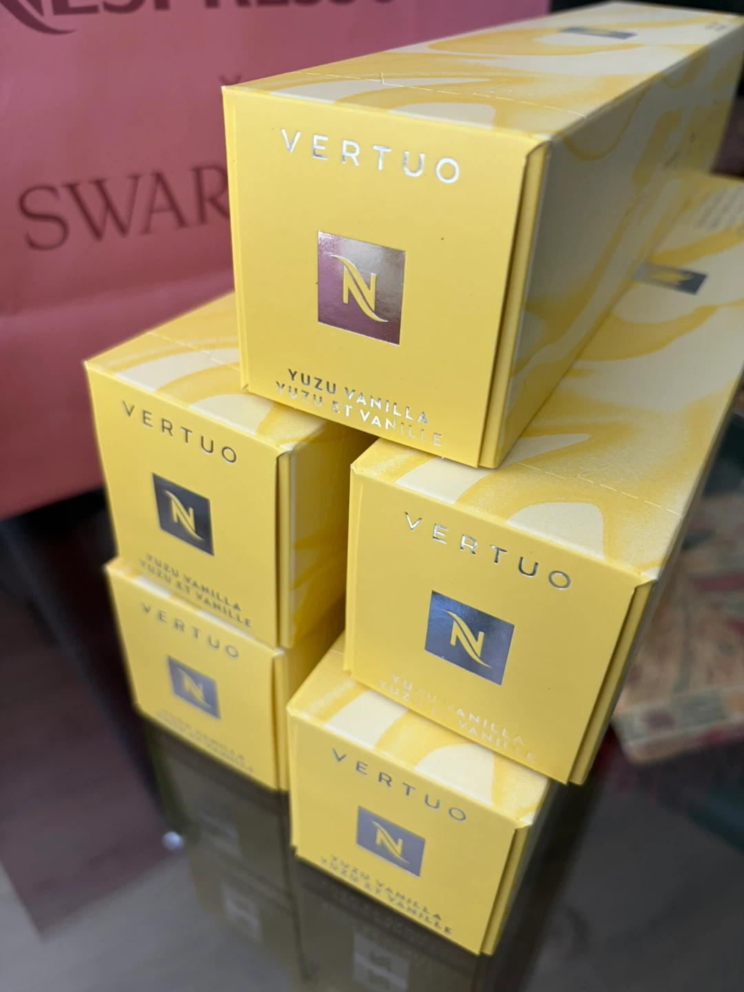 5 Sleeves Nespresso Vertuo Yuzu Vanilla Coffee Pods