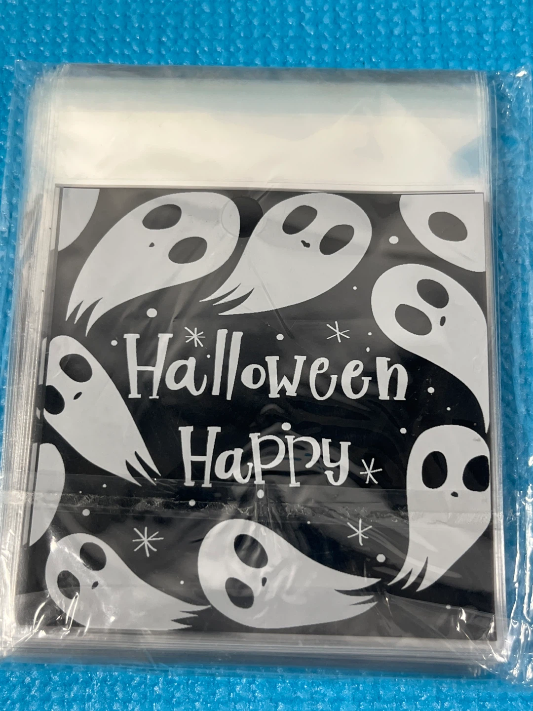 100 Halloween Treat Bags (5x4) Self-Adhesive Candy & Cookie Bags - photo 3