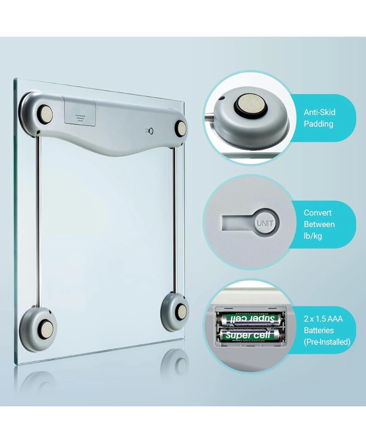 Etekcity Digital Body Weight Bathroom Scale - photo 4