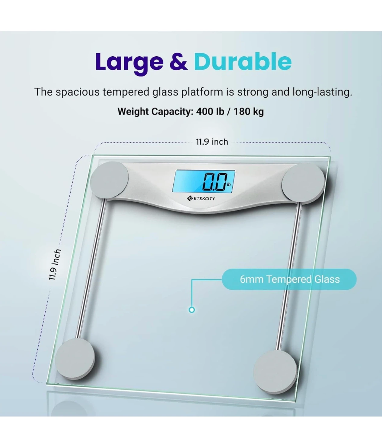 Etekcity Digital Body Weight Bathroom Scale - photo 5