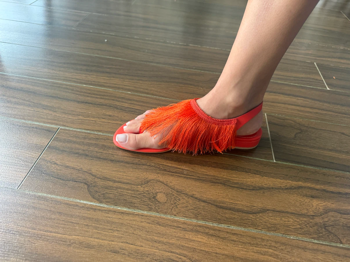 H&M Orange Fringe Sandals - photo 4