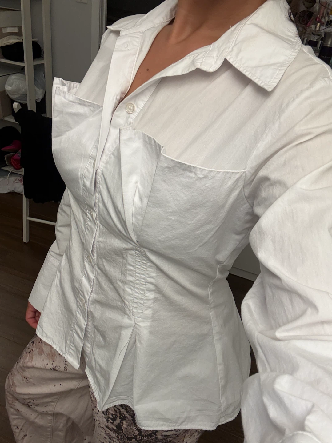 Zara White Shirt