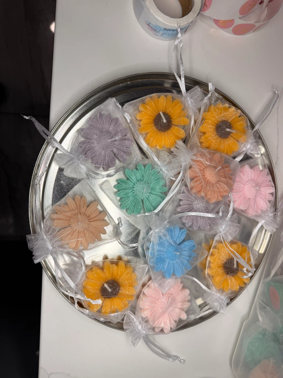 Decorative Flower-Shaped Candles - photo 2