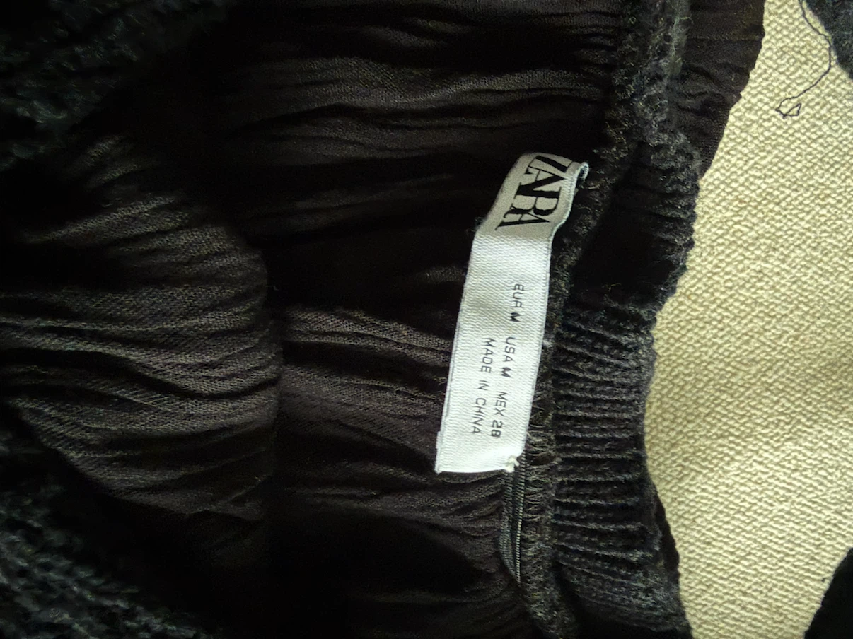 Zara black tiered mini dress - photo 4
