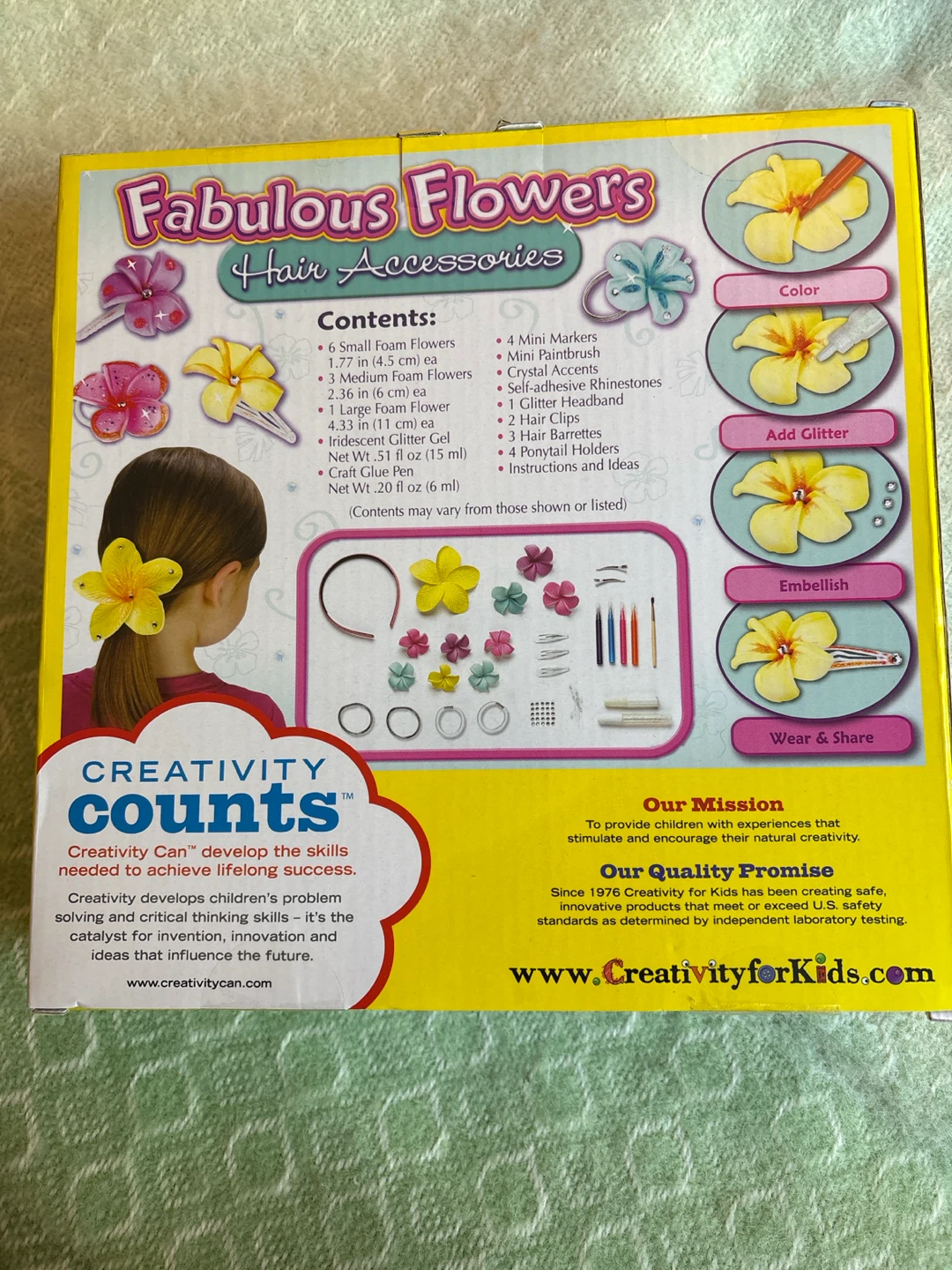 Creativity for Kids Fabulous Flowers Hair Accessories - photo 2