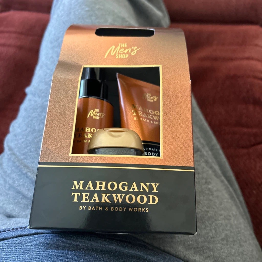 Bath & Body Works Mahogany Teakwood Men's Shop Set
