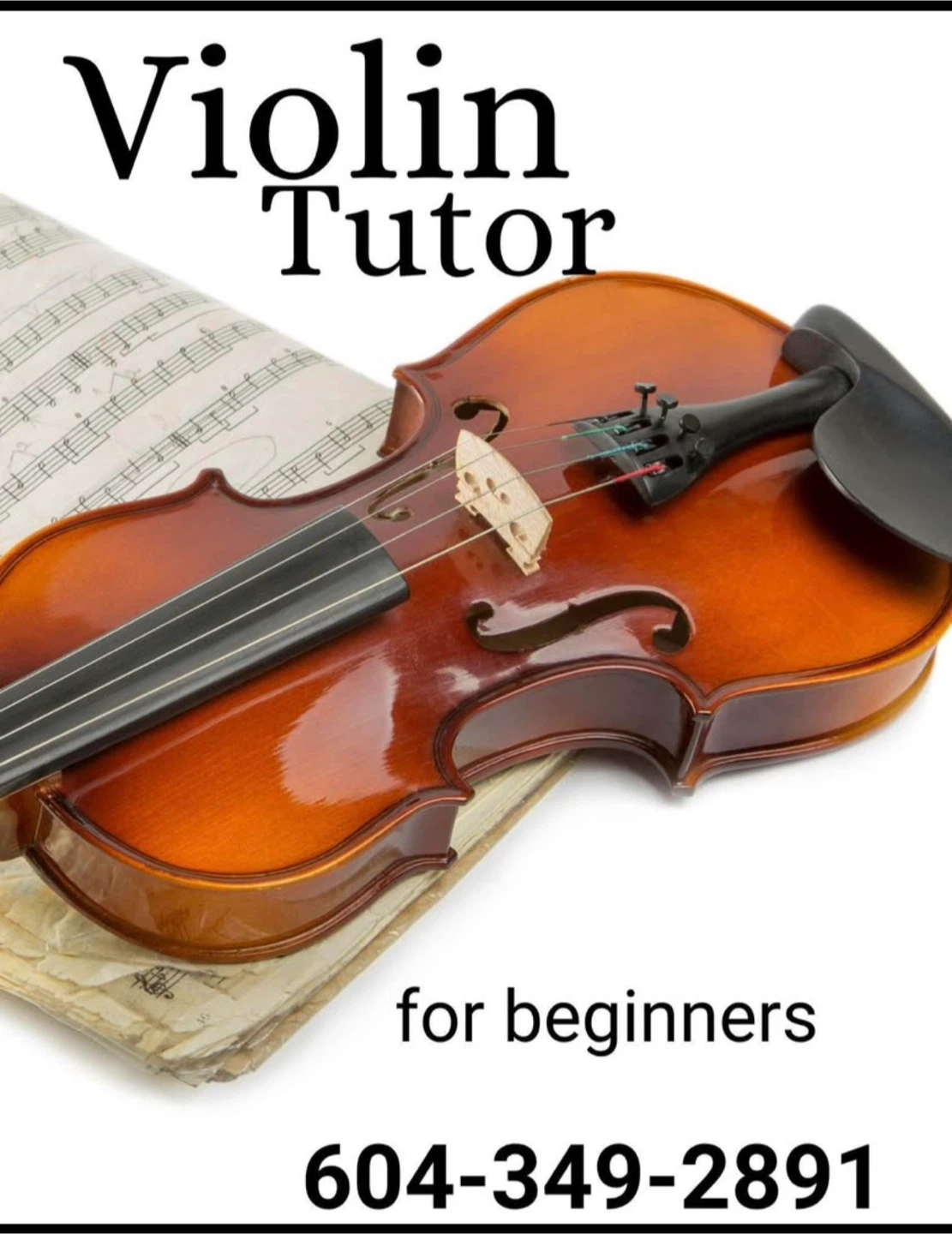 Violin Tutor available