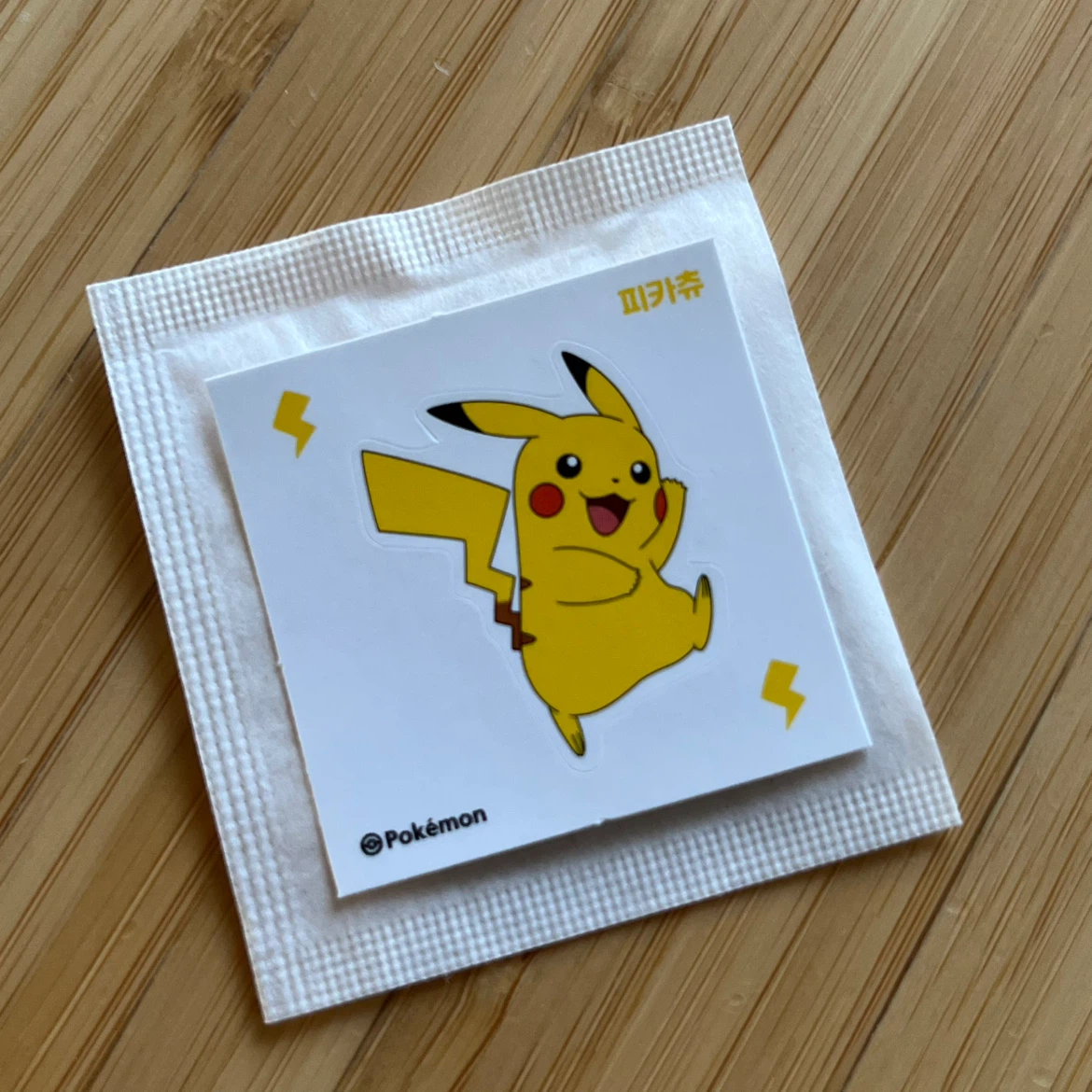 Collectable Pokemon Pikachu Sticker