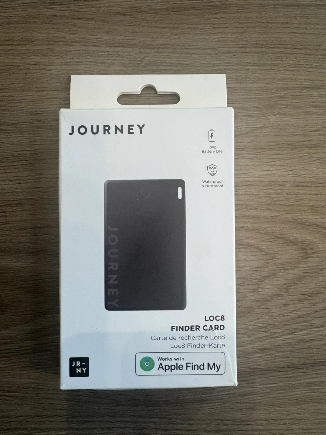 JOURNEY LOC8 Wallet Finder Card - Apple Find My - New, Unused