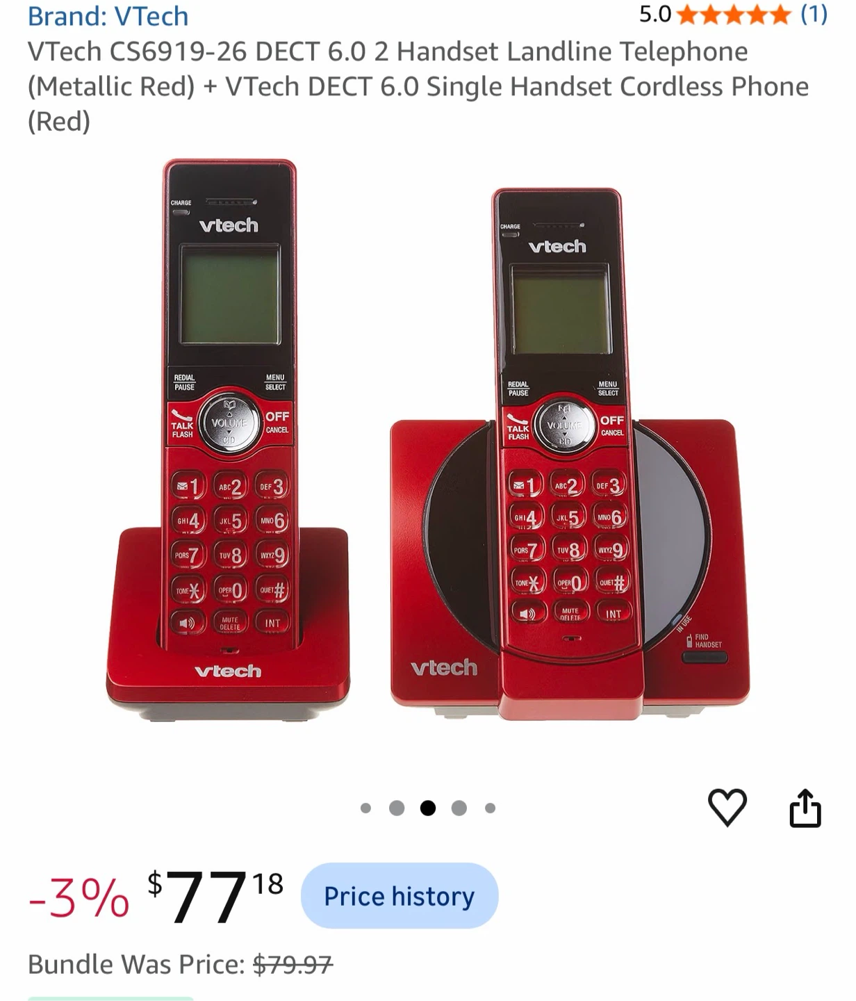 VTech CS6919-26 DECT 6.0 Cordless Phone System