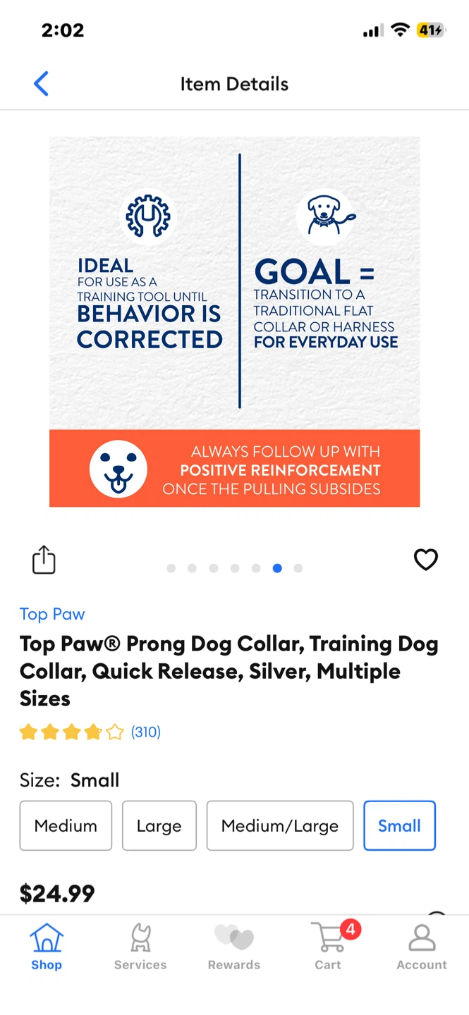 Brand New Prong Training Dog Collar - photo 5