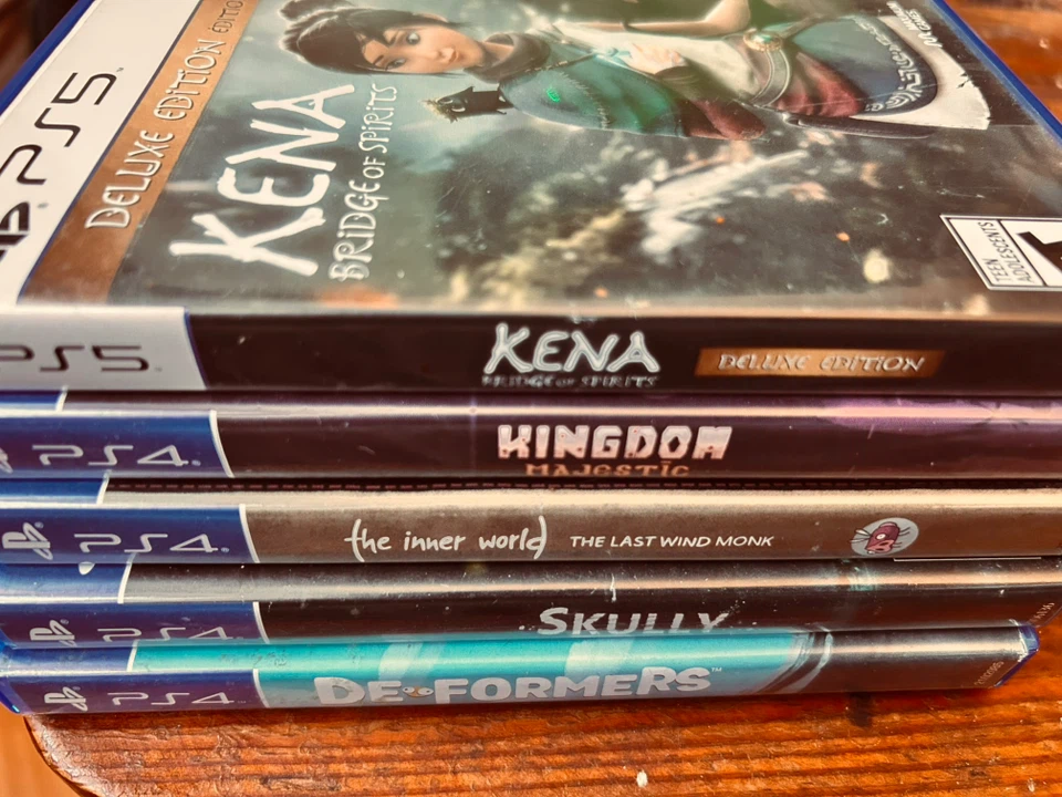 PS4/PS5 INDIE BUNDLE [kena, kingdom majestic, Skully…]