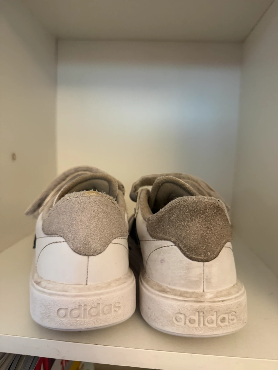 Size 13 boys Adidas Velcro ru Ning shoes - photo 2