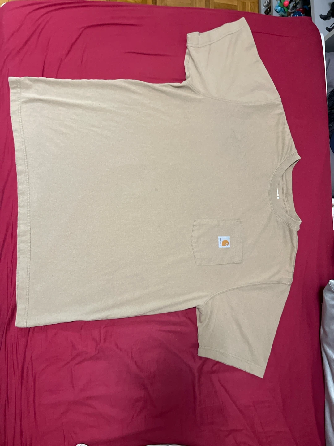 Carhartt Loose Fit Pocket T-Shirt - Tan, Large