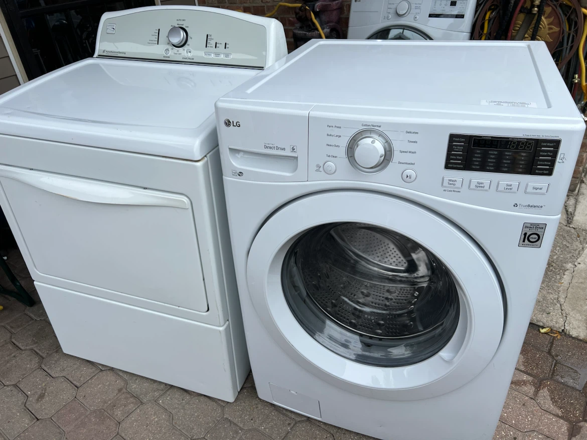 LG Front Load Washer and Kenmore Dryer Set