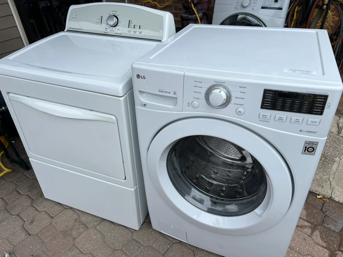LG Front Load Washer and Kenmore Dryer Set - photo 2