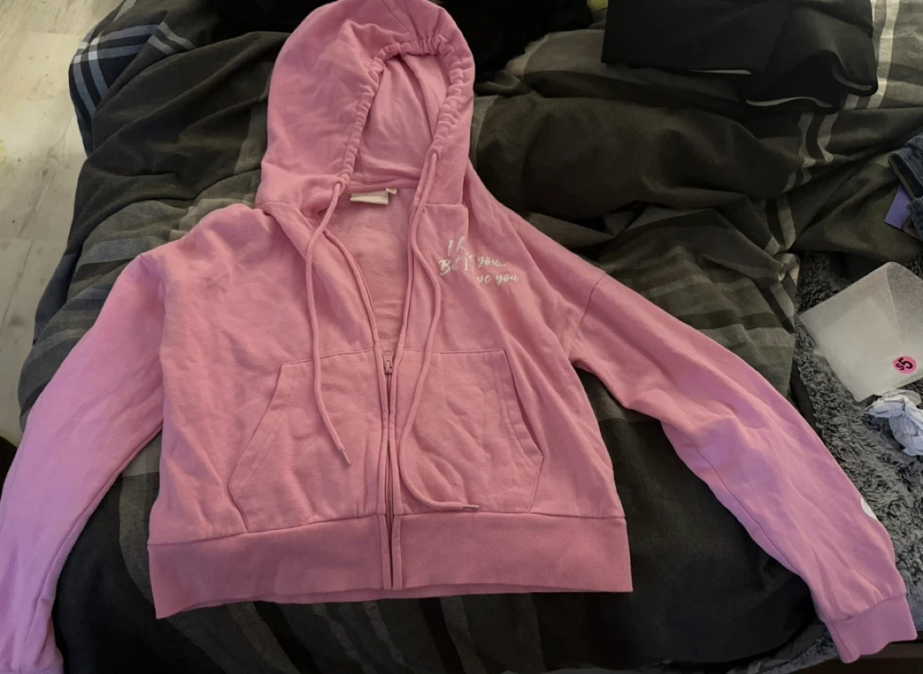 Hey Arnold Nickelodeon Pink Zip-Up Hoodie - photo 2