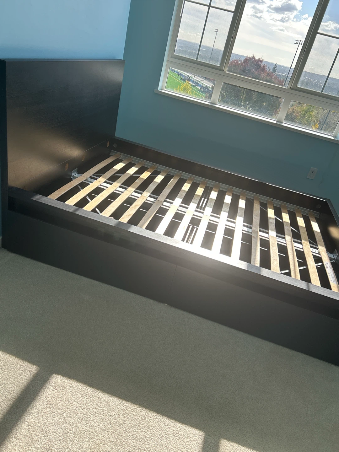 IKEA Malm Bed Frame - Black-Brown