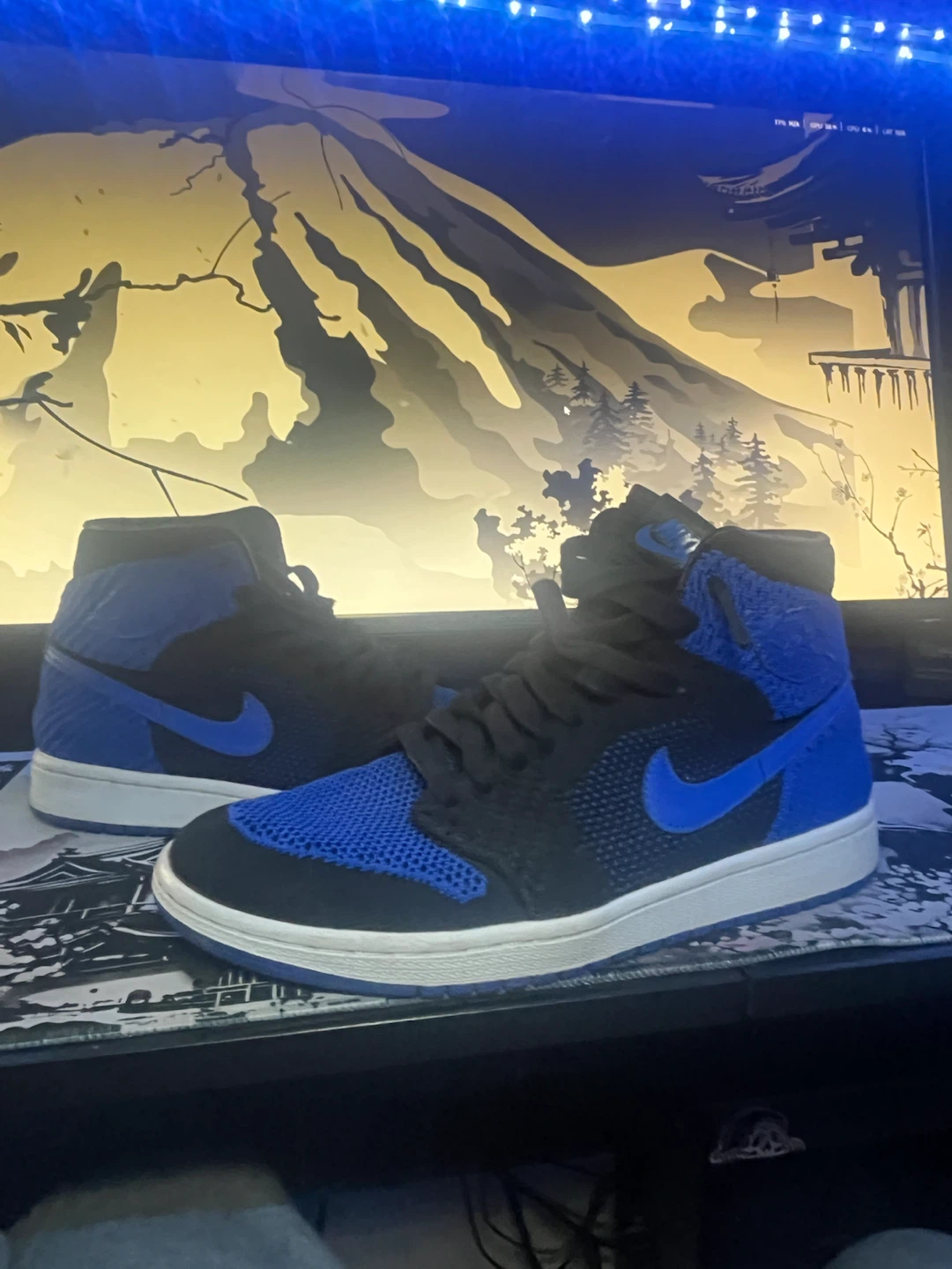 Jordan 1 Flynet blue