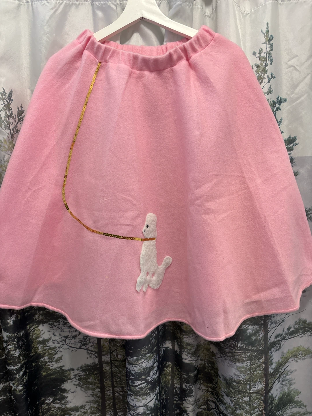 Halloween costume  Pink Poodle Skirt