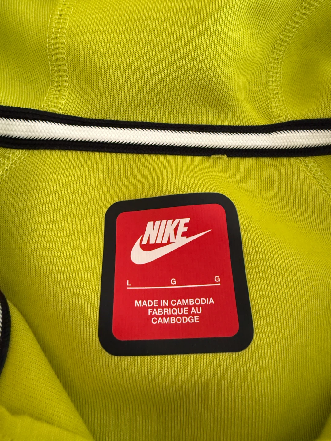 Nike Tech Fleece Hoodie Lime Green (kids) - photo 3
