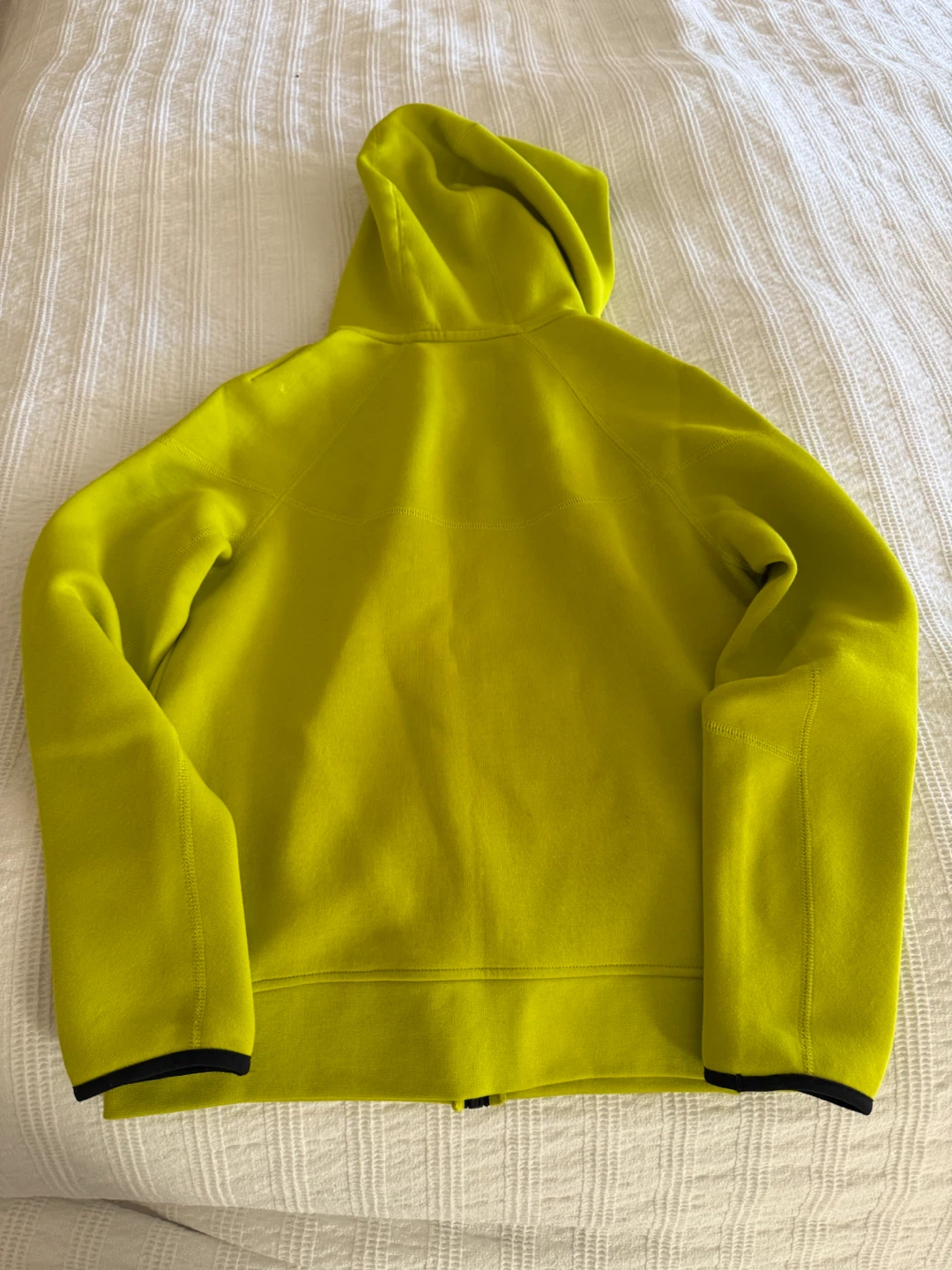 Nike Tech Fleece Hoodie Lime Green (kids) - photo 4