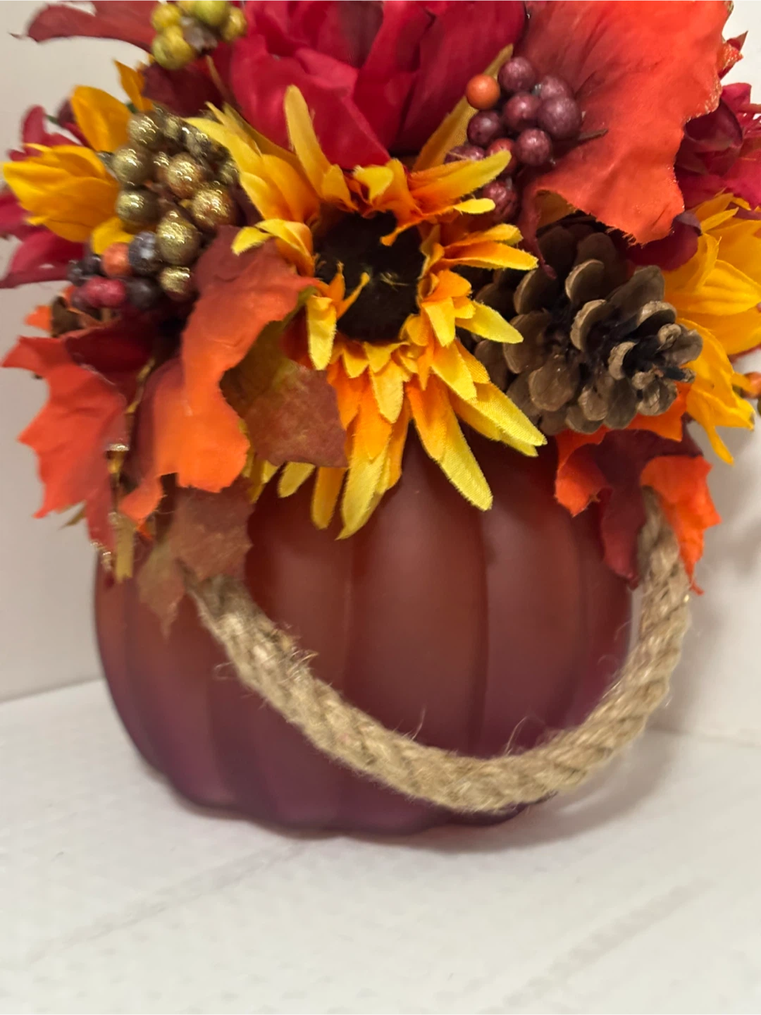 Autumn Pumpkin Floral Arrangement - photo 3