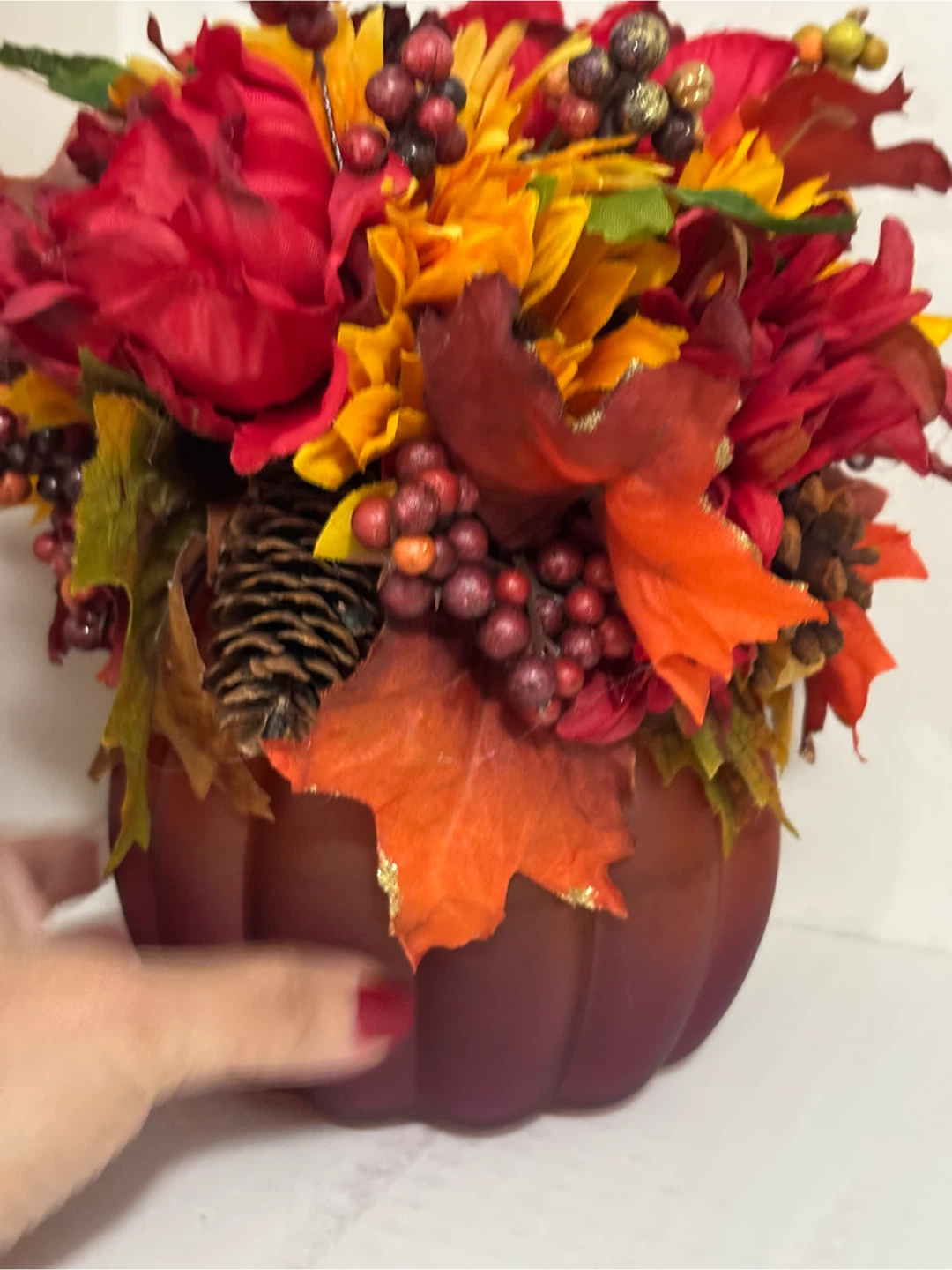 Autumn Pumpkin Floral Arrangement - photo 5