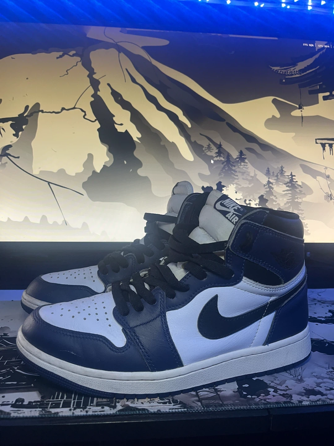 Jordan 1 high navy - photo 2
