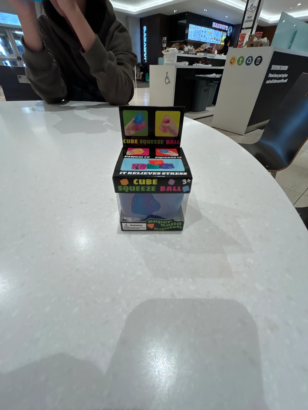 Super Solid Cube Squeeze Ball