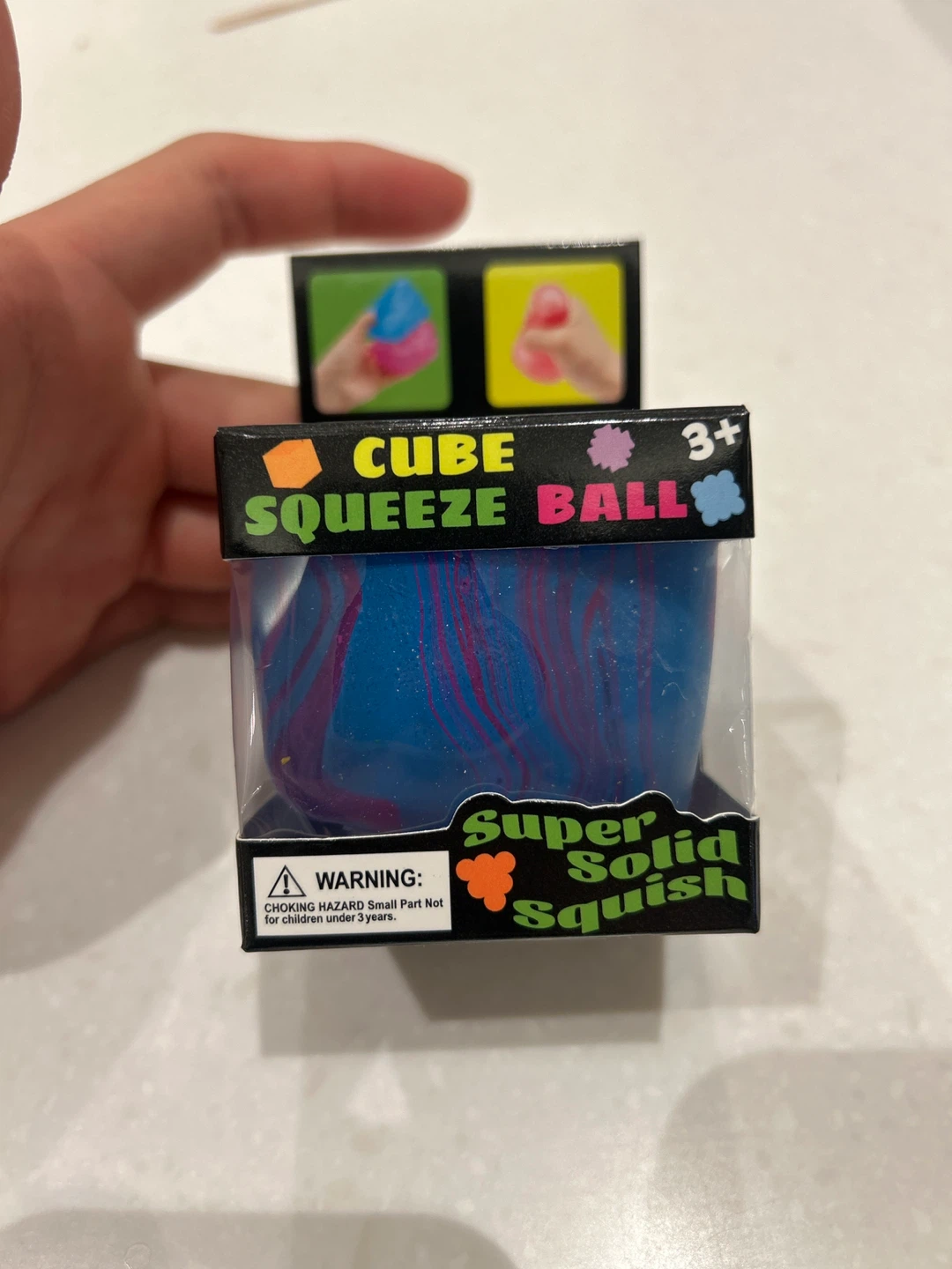 Super Solid Cube Squeeze Ball - photo 2