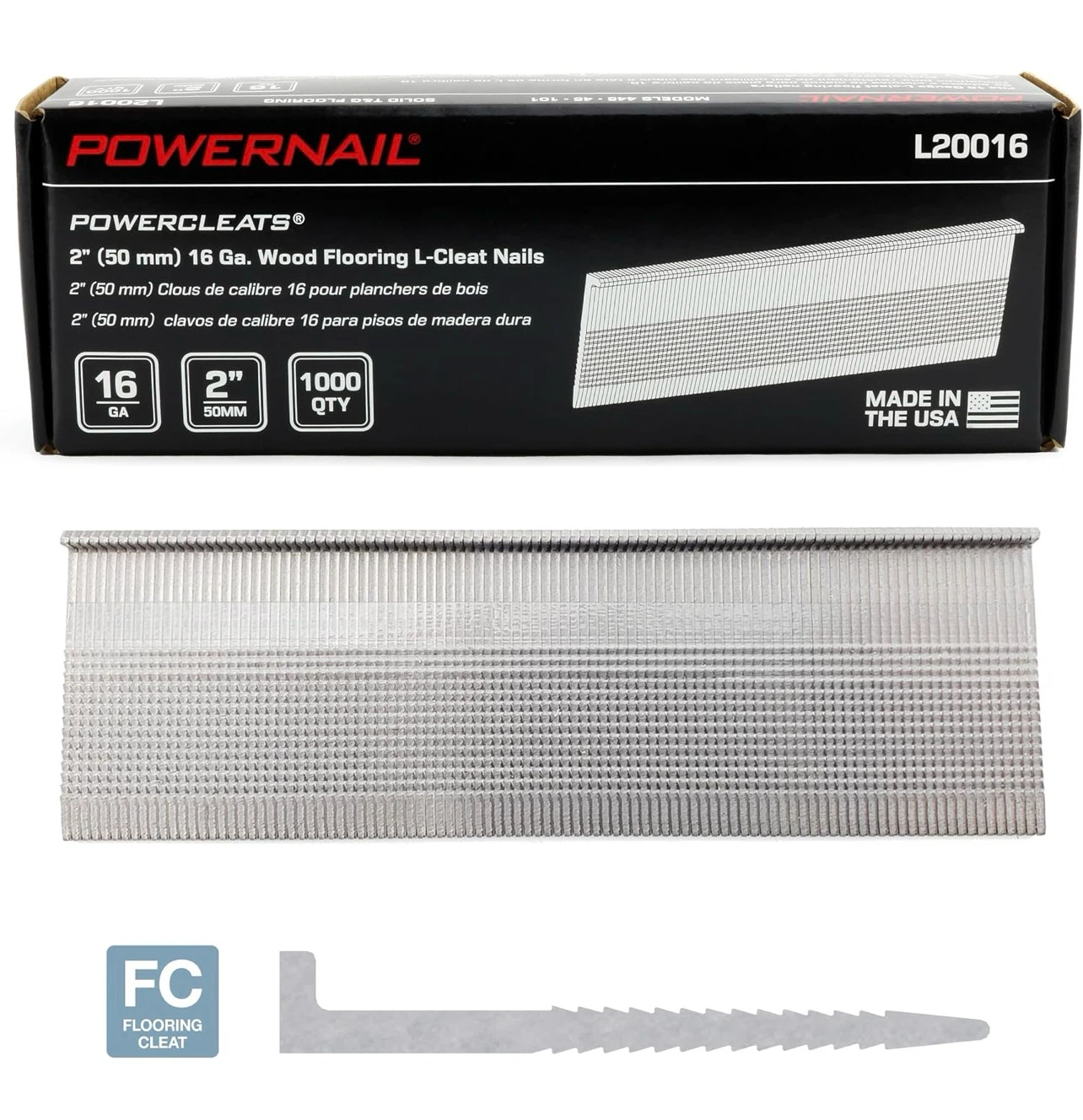 Powernail Powercleats L-Cleat Flooring Nails 2 Inch - photo 2