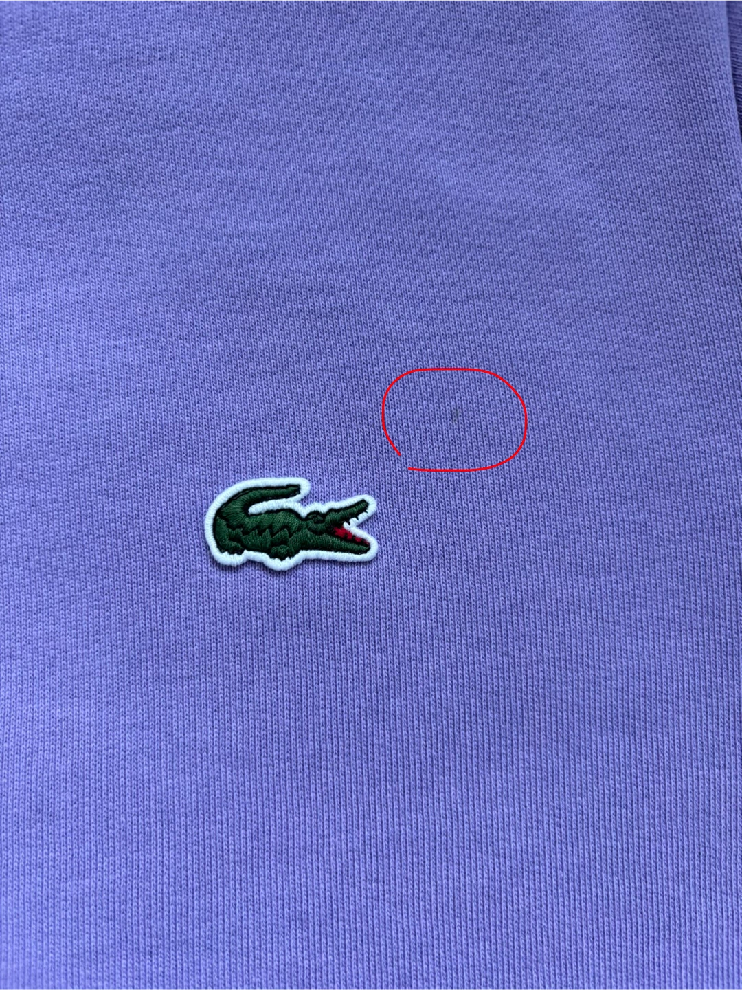 Lacoste purple fleece sweater - photo 4