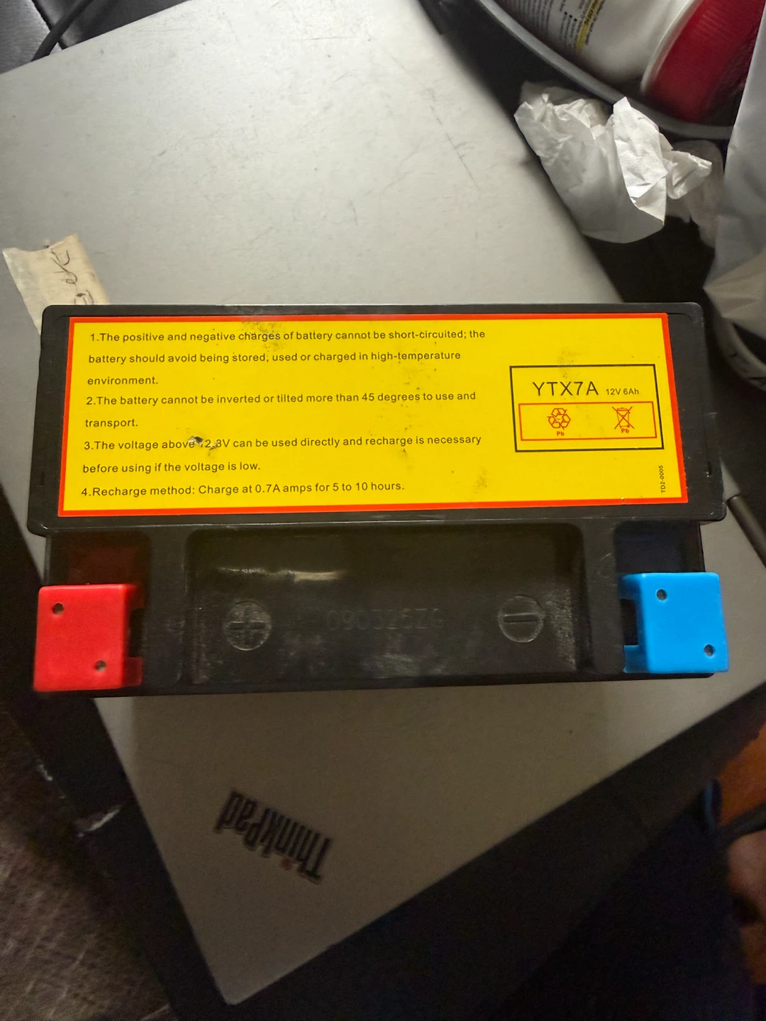 GUYUE YTX7A Gel Motorcycle Battery - photo 3