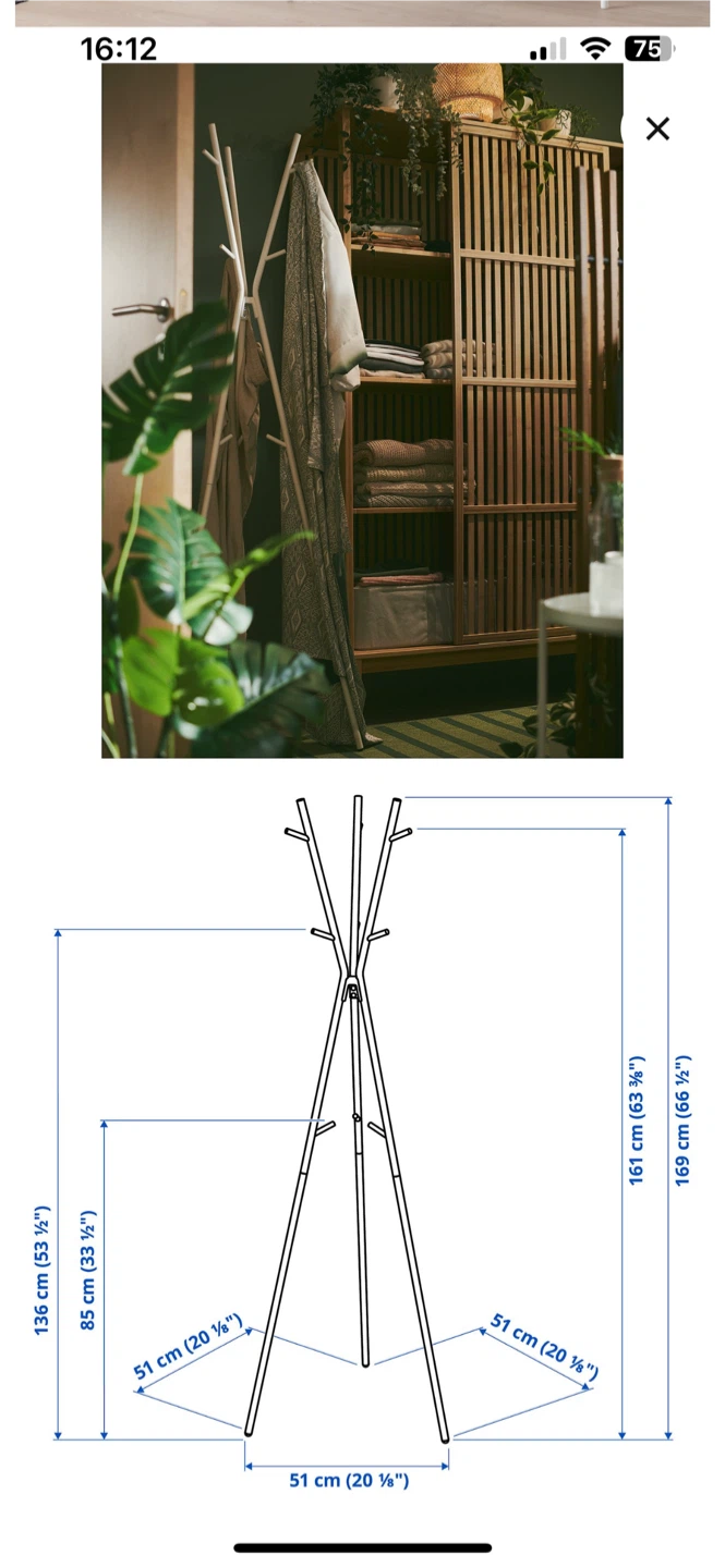 IKEA MACKAPÄR Coat Rack