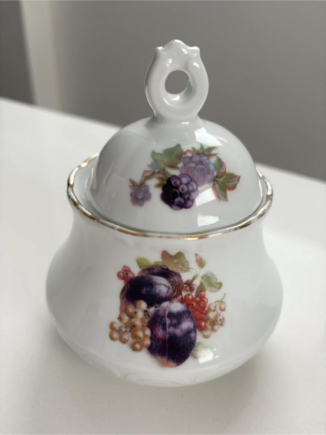 VTG SCHUMANN ARZBERG BAVARIA GERMANY 3 PC COFFEE TEA SET, FRUIT - photo 4