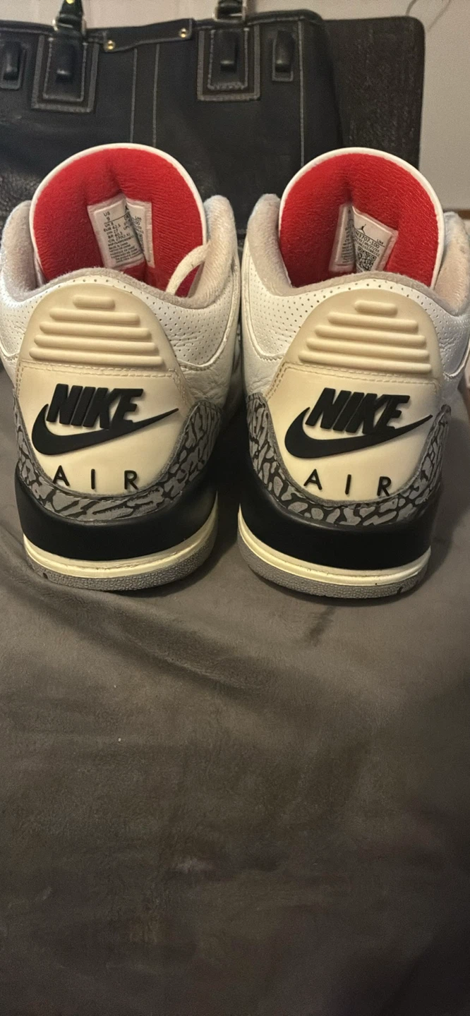 Nike Air Jordan 3 White Cement Reimagined Size 9 - photo 4