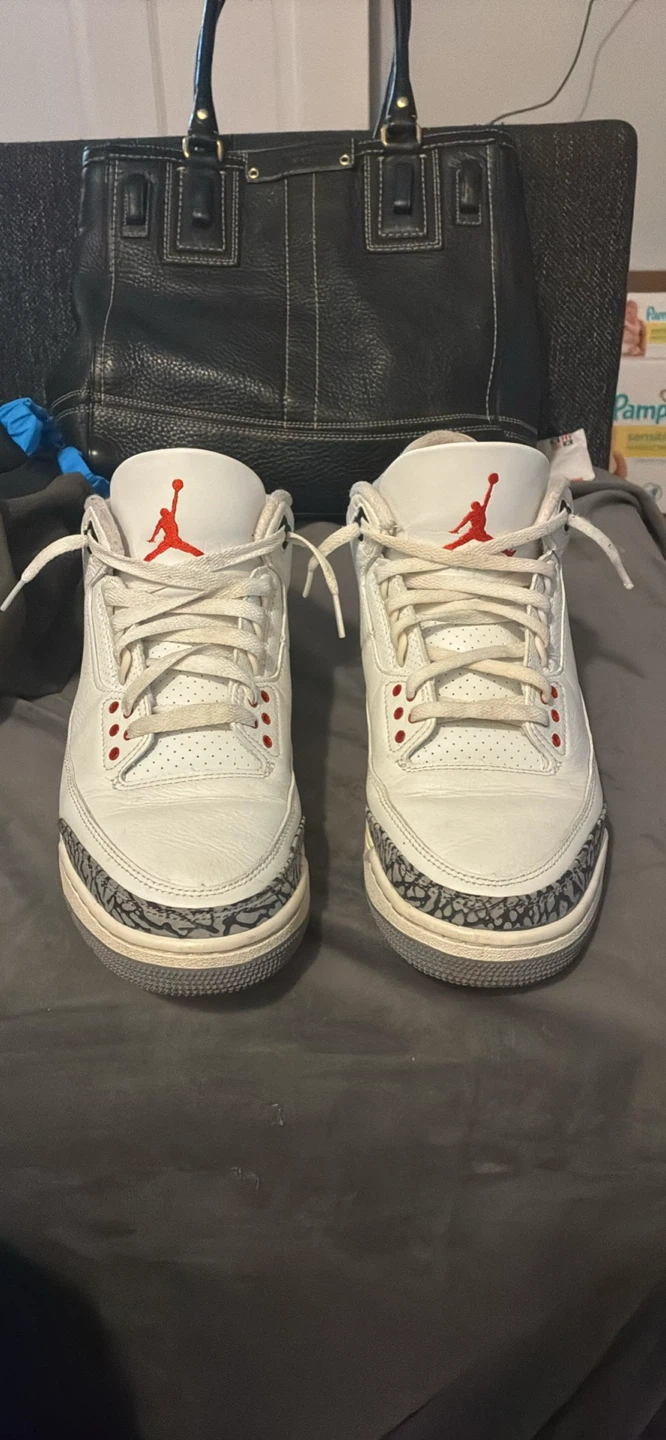 Nike Air Jordan 3 White Cement Reimagined Size 9 - photo 5